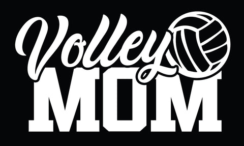 Volleyball Decal - VOLLEY MOM