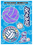 Volleyball Sticker Sheets