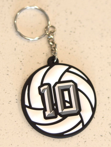 Volleyball Numbered Bag Tags